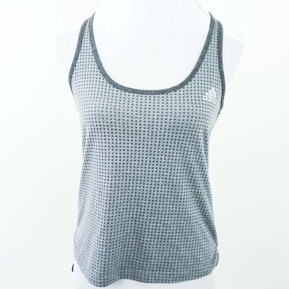 Adidas Gray Climacool Racerback Tank Athletic - Picture 5 of 6